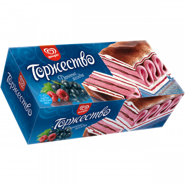 "Торжество" Дачные Ягоды Рулет 480г. (*8шт.)