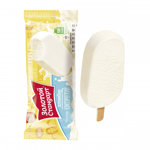 Золотой стандарт эскимо без глазури Классический 65гр. (*28шт.)